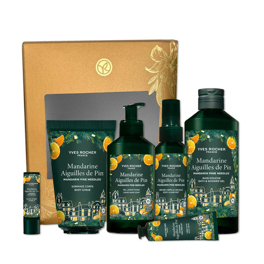 Luksuzni set Mandarina & borove iglice