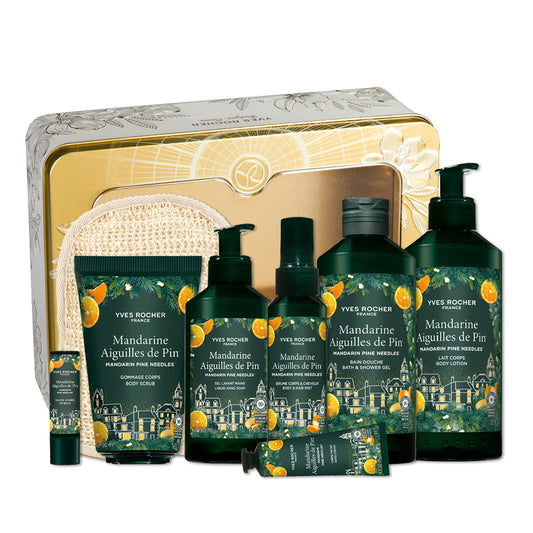 Premium set Mandarina & borove iglice