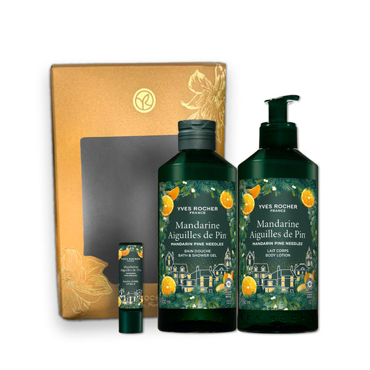 Blagdanski trio Mandarina & borove iglice