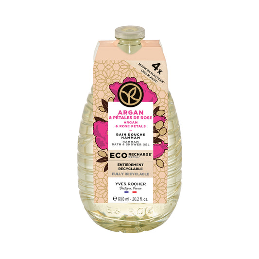 Eco-Refill gel za tuširanje argan & latice ruže