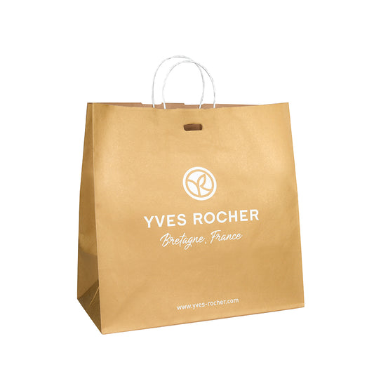 Velika zlatna papirnata vrećica