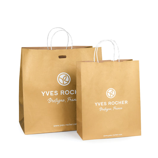 Velika zlatna papirnata vrećica