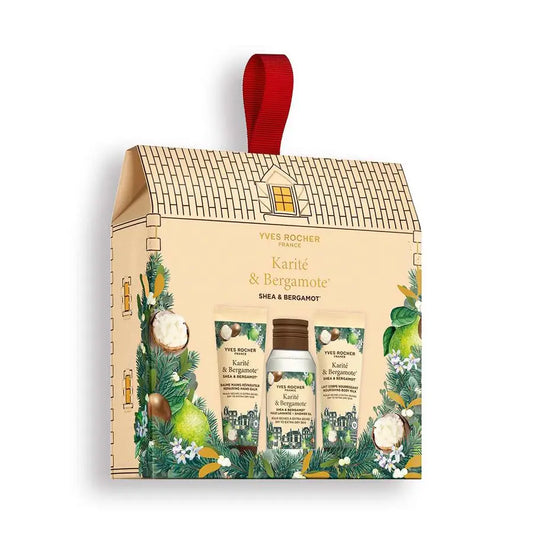 Blagdanski set s 3 proizvoda Shea maslac & bergamot