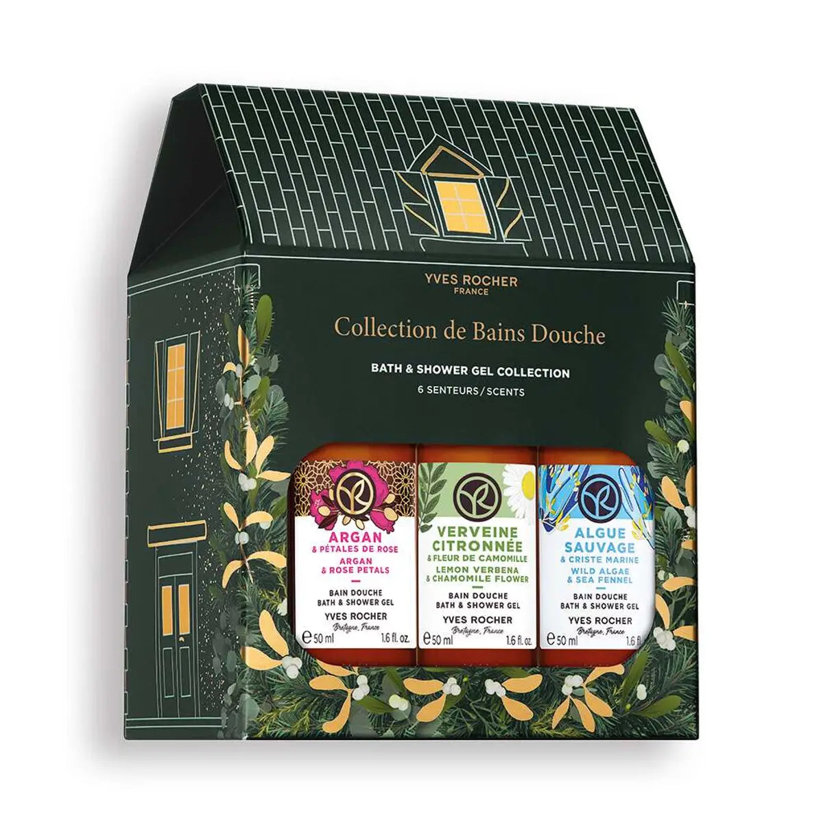 Blagdanski set sa 6 gelova za tuširanje